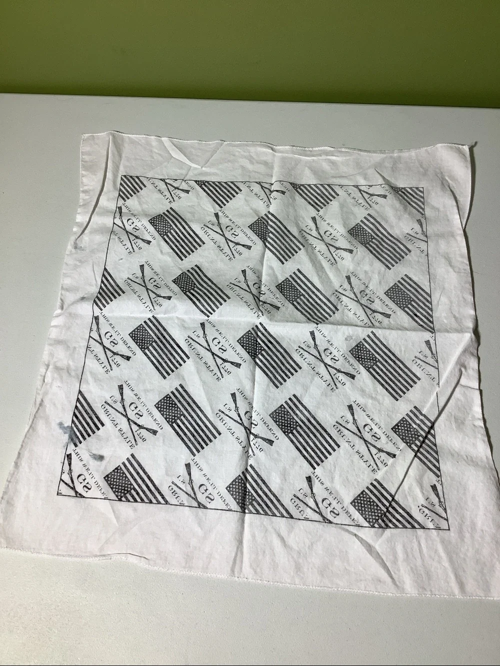 Grunt Style “This We’ll Defend” white bandana